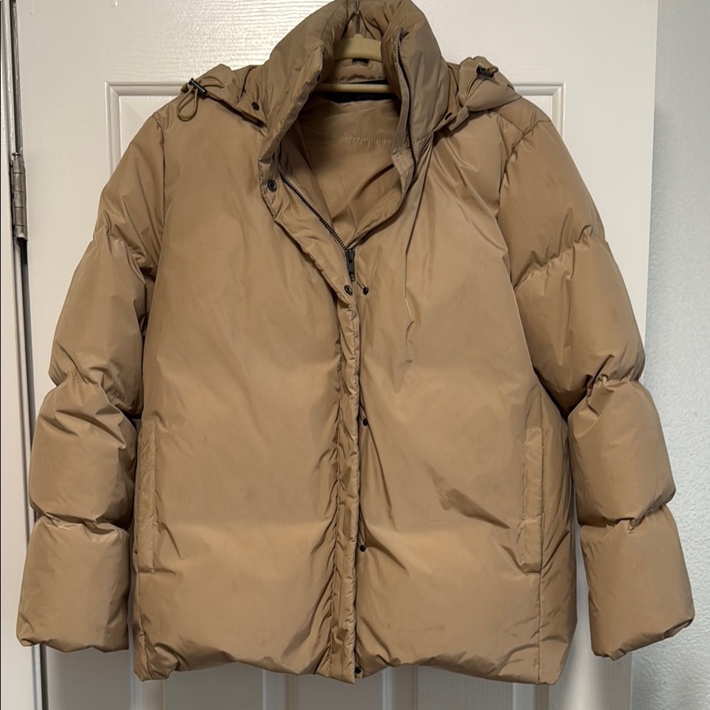 Jenni Kayne Everyday Puffer Jacket in Khaki